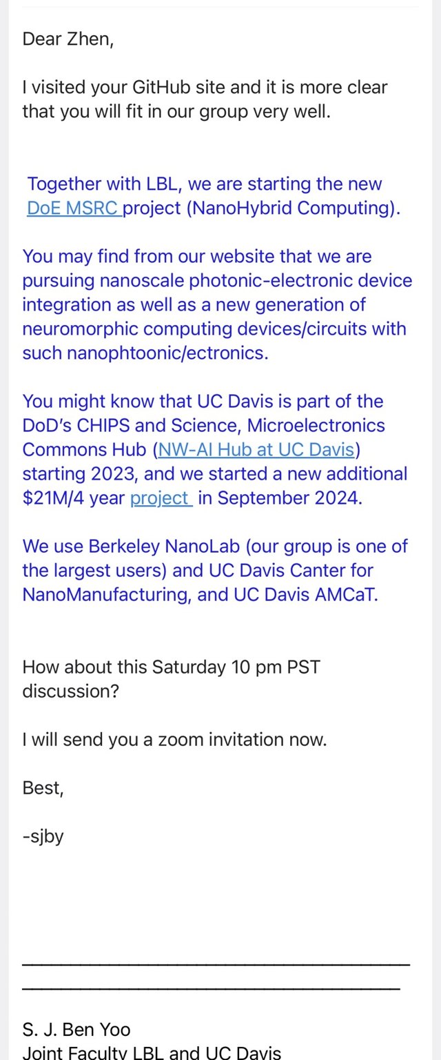 UCDavis 面试邀请